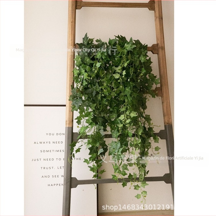 Iedera artificială pentru decorul pereților, liane lungi, plantă verde, 100–200 cm