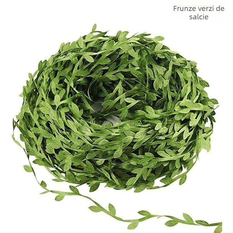 Ghirlandă artificială din viță cu frunze de salcie pentru decor de nuntă, petrecere și grădină – decor pentru perete