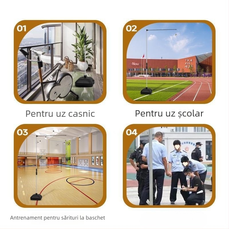 Tester de săritură verticală pentru antrenament de baschet - dispozitiv de măsurare a înălțimii săriturii pentru adulți și adolescenți