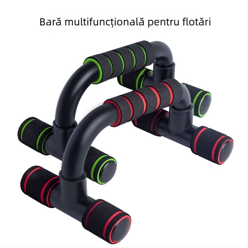 Suport multifuncțional pentru flotări, cu braț în formă de I, antiderapant, detașabil, pentru antrenament acasă