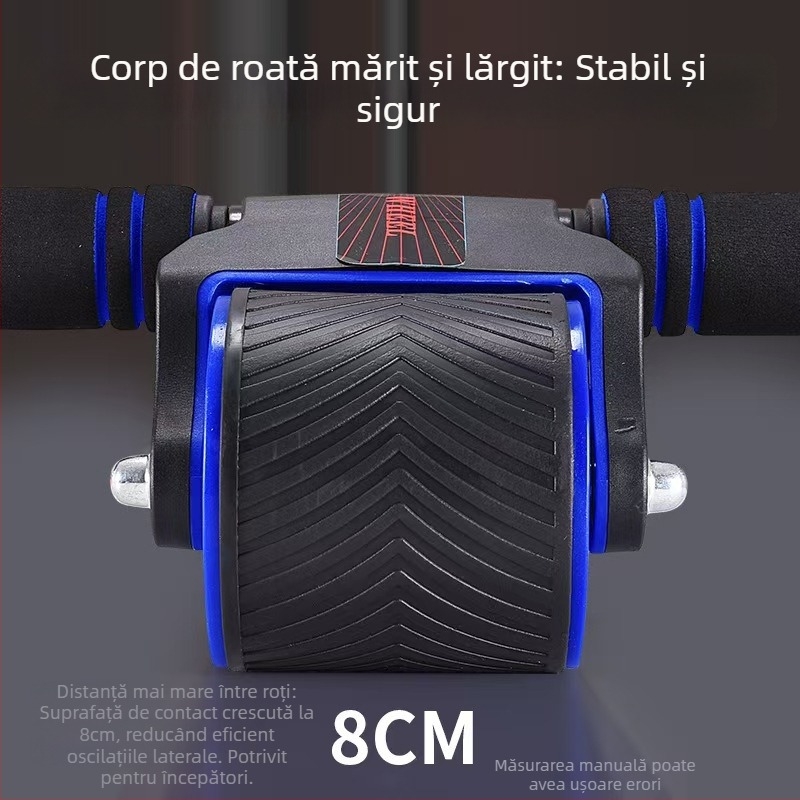 Roata abdominală nouă cu rolă pentru burtă — echipament de fitness, revenire automată