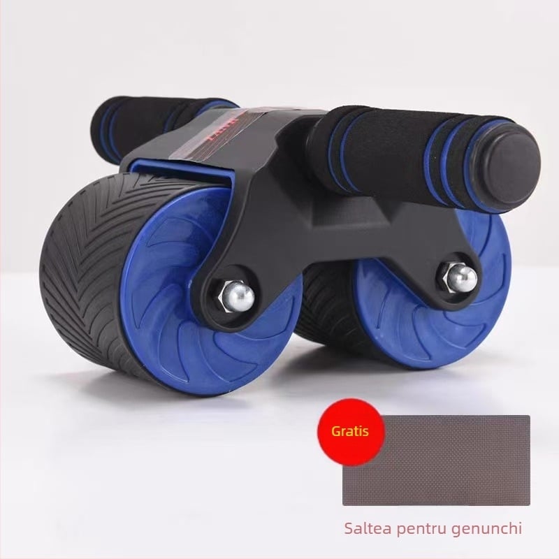 Roata abdominală nouă cu rolă pentru burtă — echipament de fitness, revenire automată