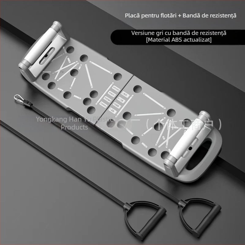 Placă de flotări multifuncțională, pentru uz casnic, antrenament piept și abdomen, pliabilă