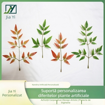 Buchet artificial de Nandina bambus pentru decor interior în stil nordic