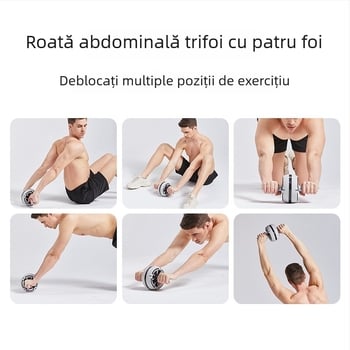 Roată abdominală pentru uz casnic, cu revenire automată, aparat de fitness pentru abdomen pentru bărbați și femei