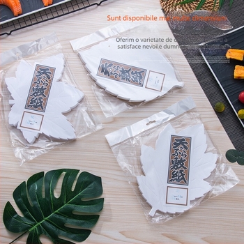 Hârtie absorbantă pentru ulei, pentru tempura, cu acoperire din silicon, pergament pentru prăjit și coacere