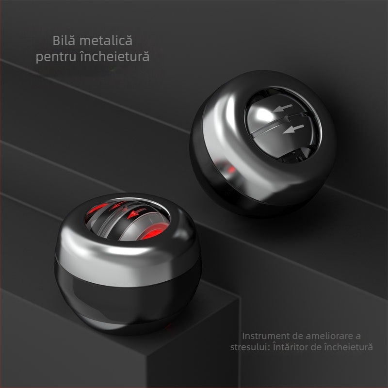 minge giroscop metalică pentru întărirea prinderii și a brațului