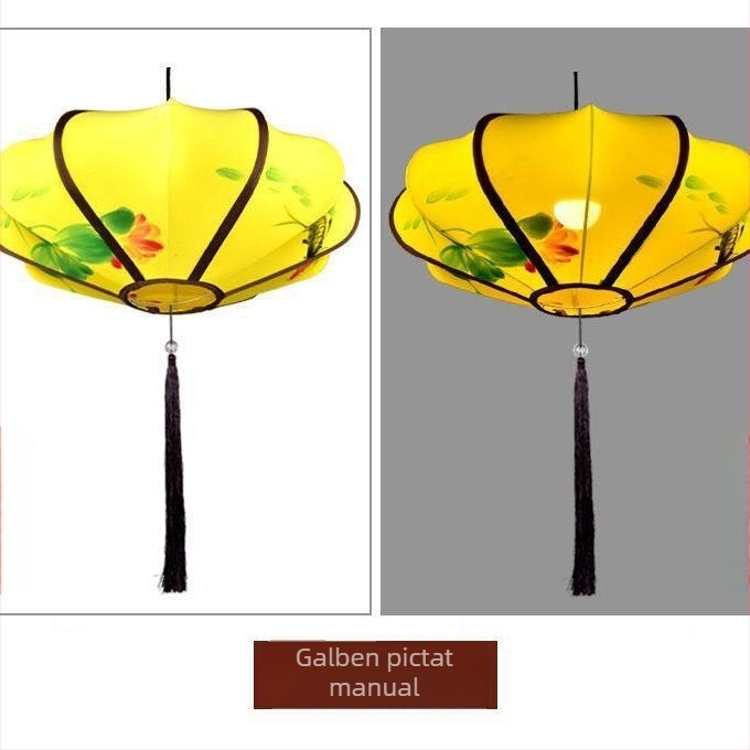 Felinar nou pictat manual, potrivit pentru locuri pitorești, restaurante și decor interior, coridoare de restaurante.