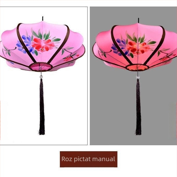 Felinar nou pictat manual, potrivit pentru locuri pitorești, restaurante și decor interior, coridoare de restaurante.