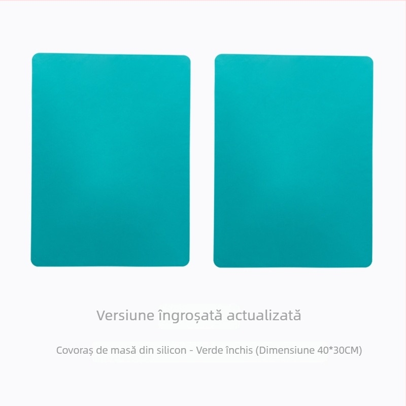 Covoraș din silicon pentru copii 40x30, covoraș pentru frământat aluatul și tocător, antiderapant, rezistent la temperaturi, 120 g