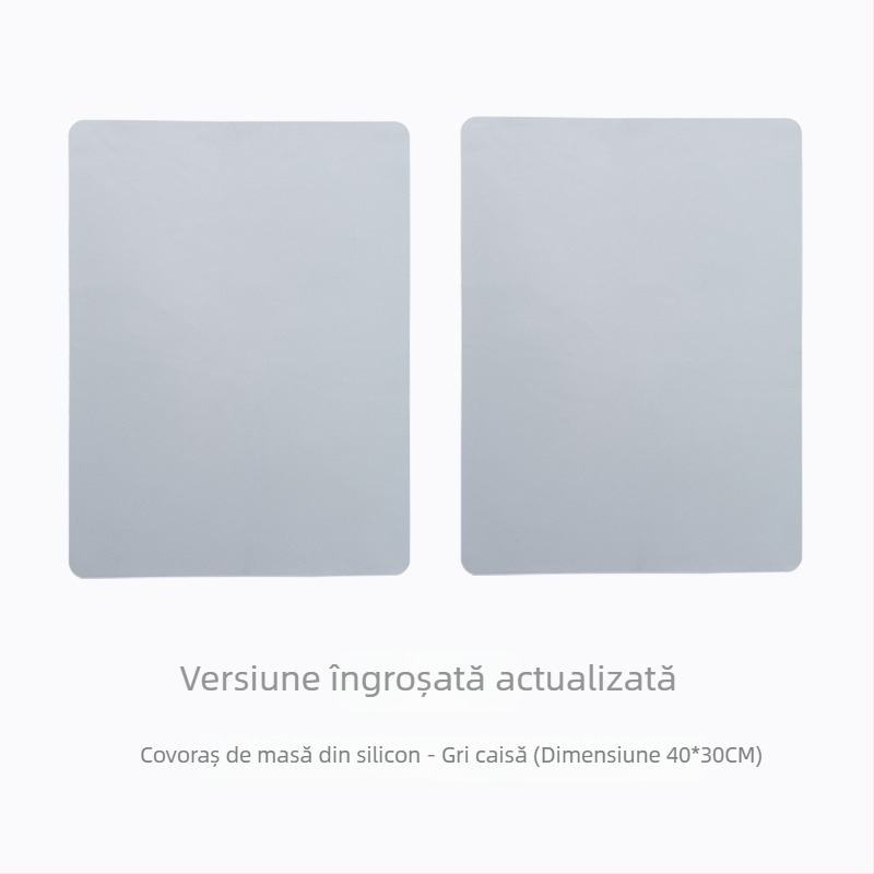 Covoraș din silicon pentru copii 40x30, covoraș pentru frământat aluatul și tocător, antiderapant, rezistent la temperaturi, 120 g