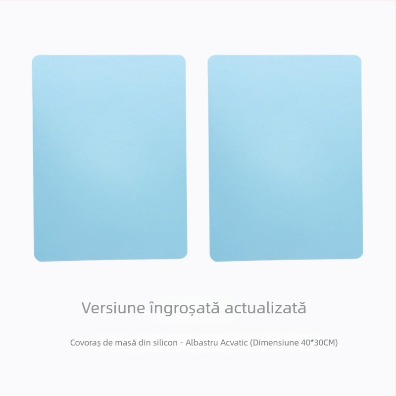 Covoraș din silicon pentru copii 40x30, covoraș pentru frământat aluatul și tocător, antiderapant, rezistent la temperaturi, 120 g