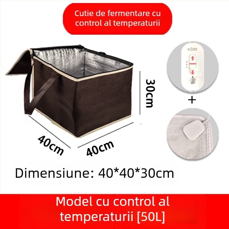 Cutie multifuncțională de fermentare cu încălzire și izolare pentru aluat, vin de orez, iaurt și chifle aburite