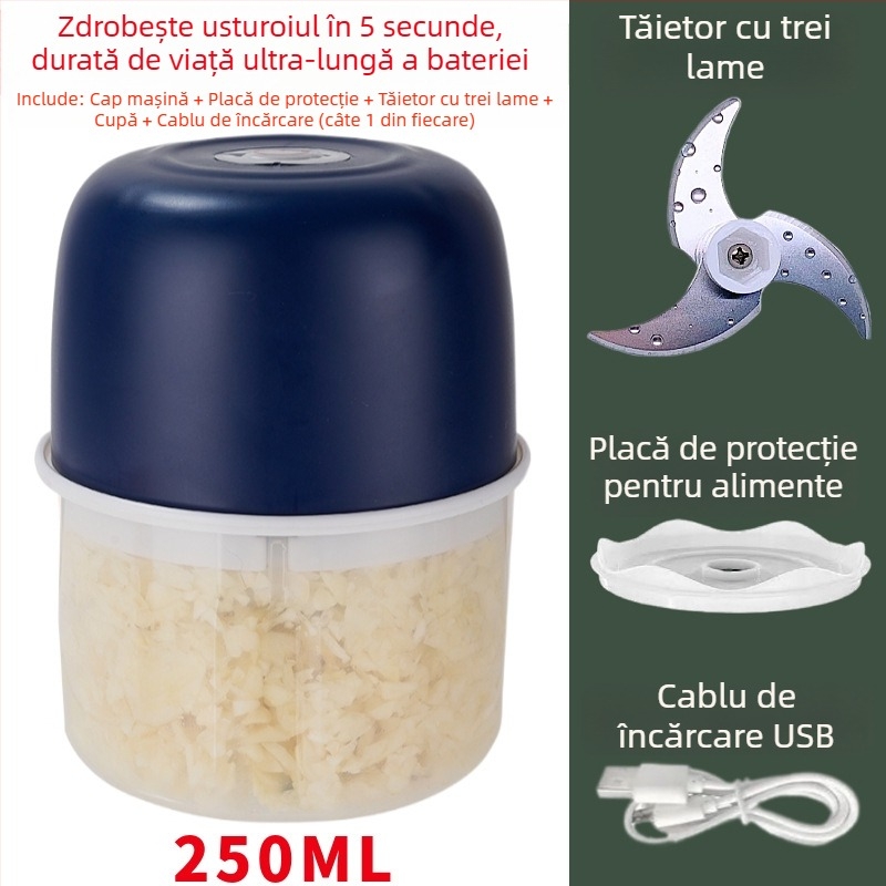Presă de usturoi compactă și zdrobitor de usturoi, unealtă de bucătărie manuală