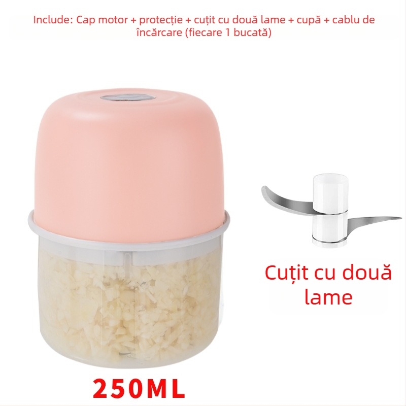 Presă de usturoi compactă și zdrobitor de usturoi, unealtă de bucătărie manuală