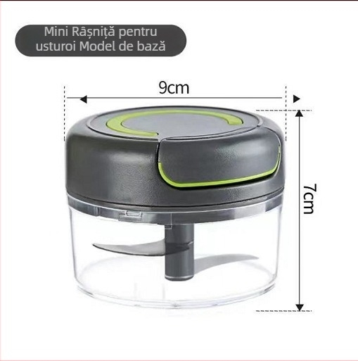 Sakyo Presă Manuală pentru Usturoi și Mașină de Tocare Usturoi și Ghimbir, Dispozitiv Mic Multifuncțional