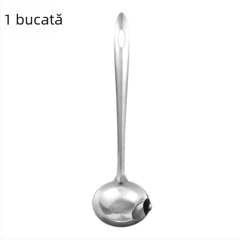 Lingură separator de ulei și strecurător pentru supă, din oțel inoxidabil, pentru reziduuri