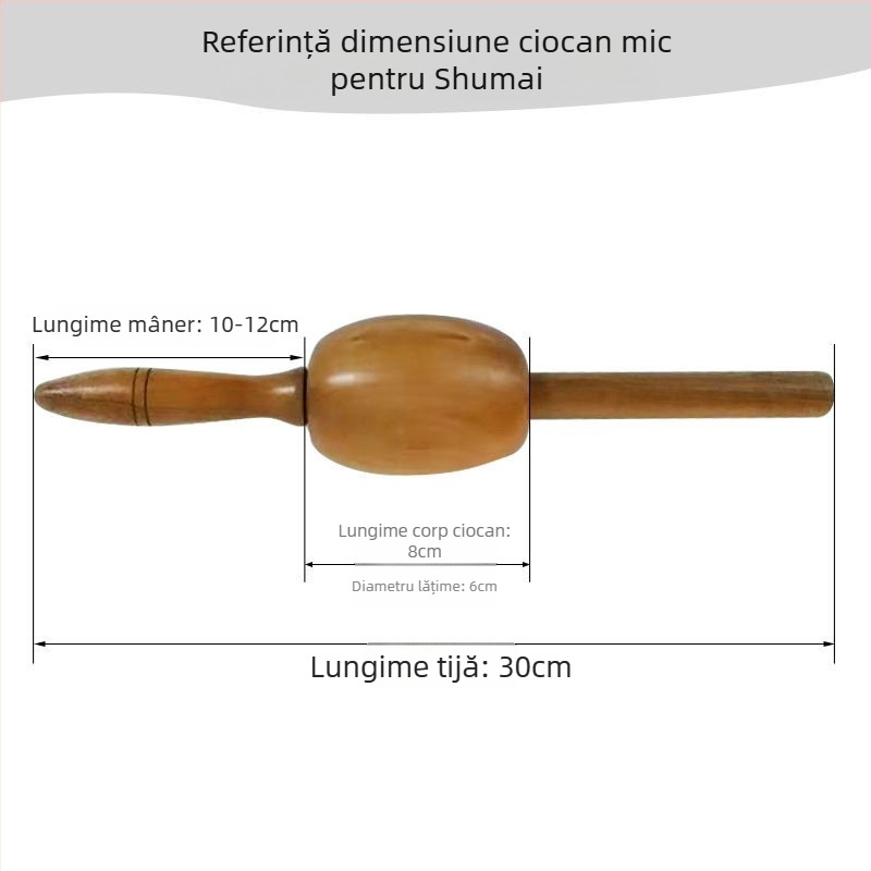 Ciocan din lemn pentru shumai și făcăleț pentru foi de găluște, ustensilă de bucătărie pentru utilizare profesională