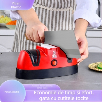 Ascuțitor electric de cuțite pentru uz casnic – piatră de ascuțit cu două fețe pentru bucătărie