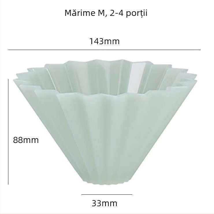 Origami Air filtru de cafea din rășină, set filtrare V60