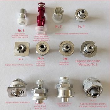 Valvă plutitoare din aluminiu pentru oale sub presiune electrice și valvă de împingere