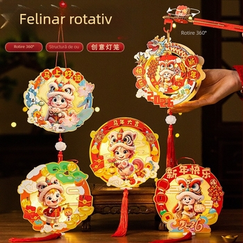 2026 Anul Calului – felinar de mână luminos pentru copii, materiale DIY, mic felinar de palat