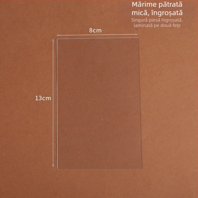 Spatulă moale, transparentă, pentru netezirea cremei pe torturi rotunde – set din plastic semi-circular pentru decorare