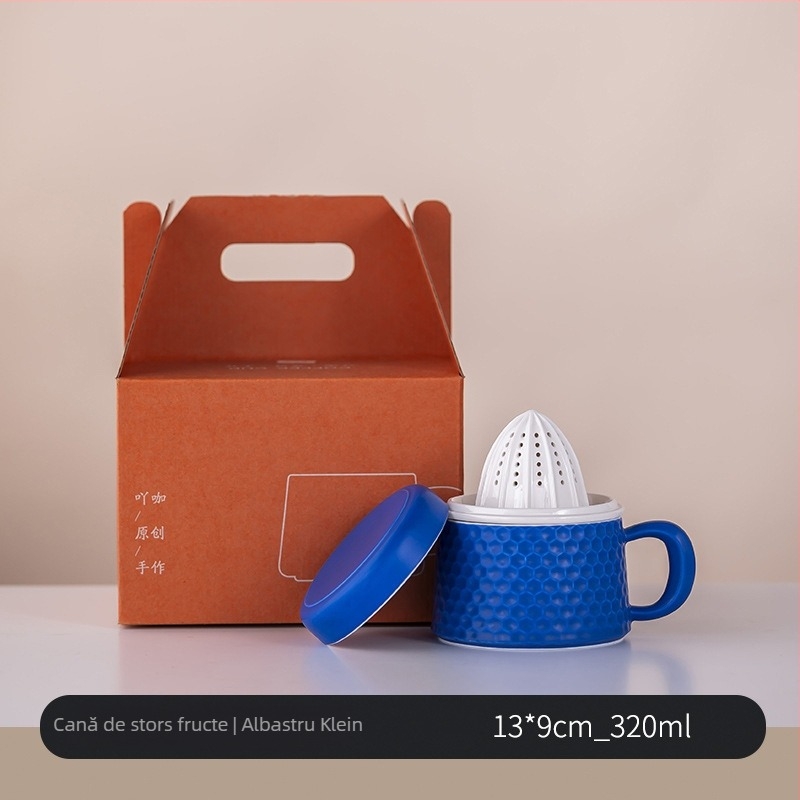 Presă de suc ceramică, fără vopsea, dispozitiv portabil pentru stoarcerea lămâilor, mic storcător manual