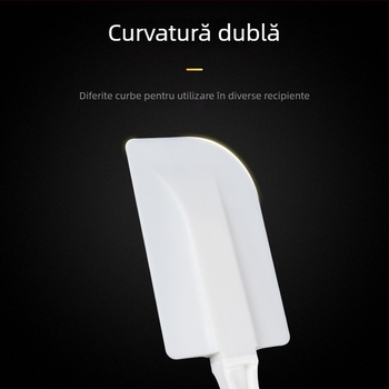 Spatulă din silicon monobloc pentru cremă de tort, spatulă moale, dimensiune mare