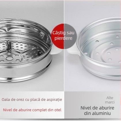 Coș de aburi din oțel inoxidabil, formă triunghiulară semisferică, universal pentru rice cooker electric, tavă de aburi îngroșată, pentru uz casnic, pentru aburirea pâinii, dimensiuni 2/3/5/10/13