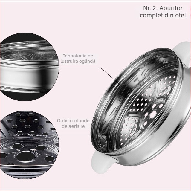 Coș de aburi din oțel inoxidabil, formă triunghiulară semisferică, universal pentru rice cooker electric, tavă de aburi îngroșată, pentru uz casnic, pentru aburirea pâinii, dimensiuni 2/3/5/10/13