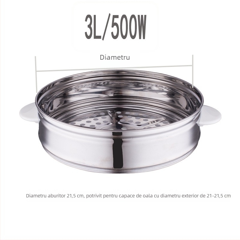 Coș de aburi din oțel inoxidabil, formă triunghiulară semisferică, universal pentru rice cooker electric, tavă de aburi îngroșată, pentru uz casnic, pentru aburirea pâinii, dimensiuni 2/3/5/10/13