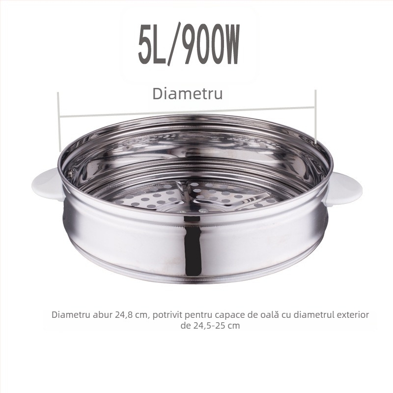 Coș de aburi din oțel inoxidabil, formă triunghiulară semisferică, universal pentru rice cooker electric, tavă de aburi îngroșată, pentru uz casnic, pentru aburirea pâinii, dimensiuni 2/3/5/10/13
