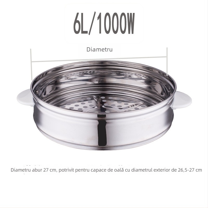 Coș de aburi din oțel inoxidabil, formă triunghiulară semisferică, universal pentru rice cooker electric, tavă de aburi îngroșată, pentru uz casnic, pentru aburirea pâinii, dimensiuni 2/3/5/10/13