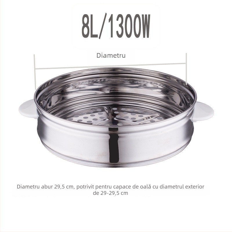 Coș de aburi din oțel inoxidabil, formă triunghiulară semisferică, universal pentru rice cooker electric, tavă de aburi îngroșată, pentru uz casnic, pentru aburirea pâinii, dimensiuni 2/3/5/10/13