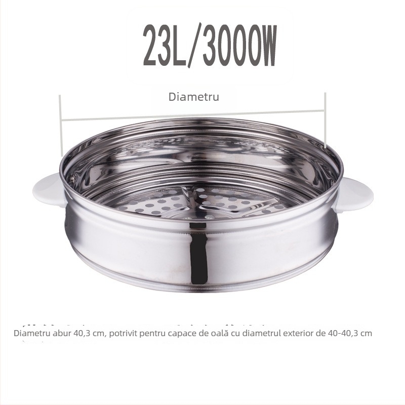 Coș de aburi din oțel inoxidabil, formă triunghiulară semisferică, universal pentru rice cooker electric, tavă de aburi îngroșată, pentru uz casnic, pentru aburirea pâinii, dimensiuni 2/3/5/10/13