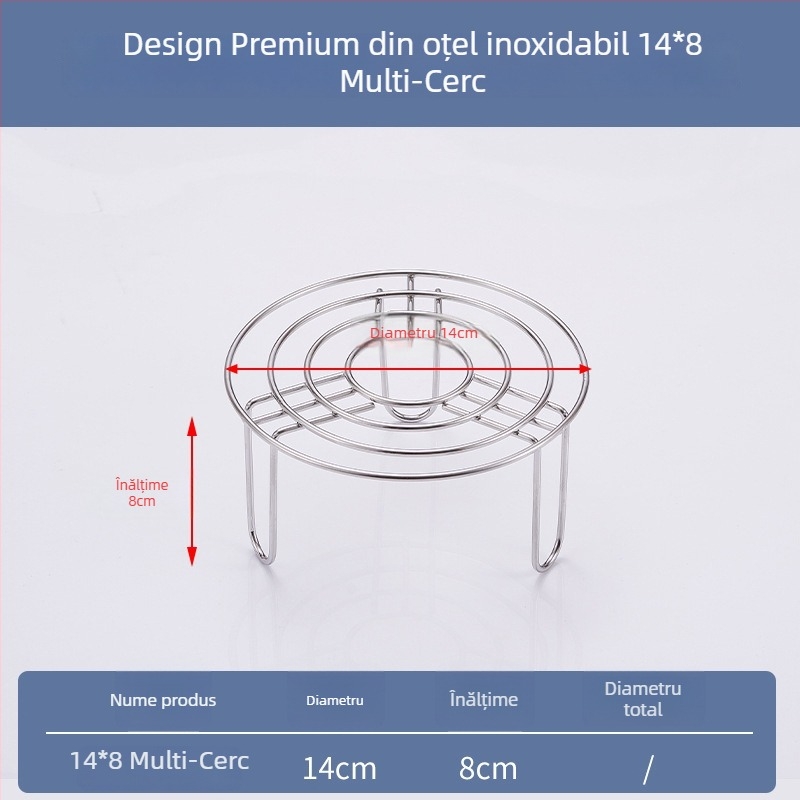 Raft de aburi triunghiular din oțel inoxidabil 304, non-magnetic, suport cu picioare înalte, raft de aburi multifuncțional