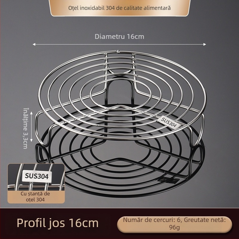 Raft de abur din oțel inoxidabil pentru oale sub presiune și aburitoare