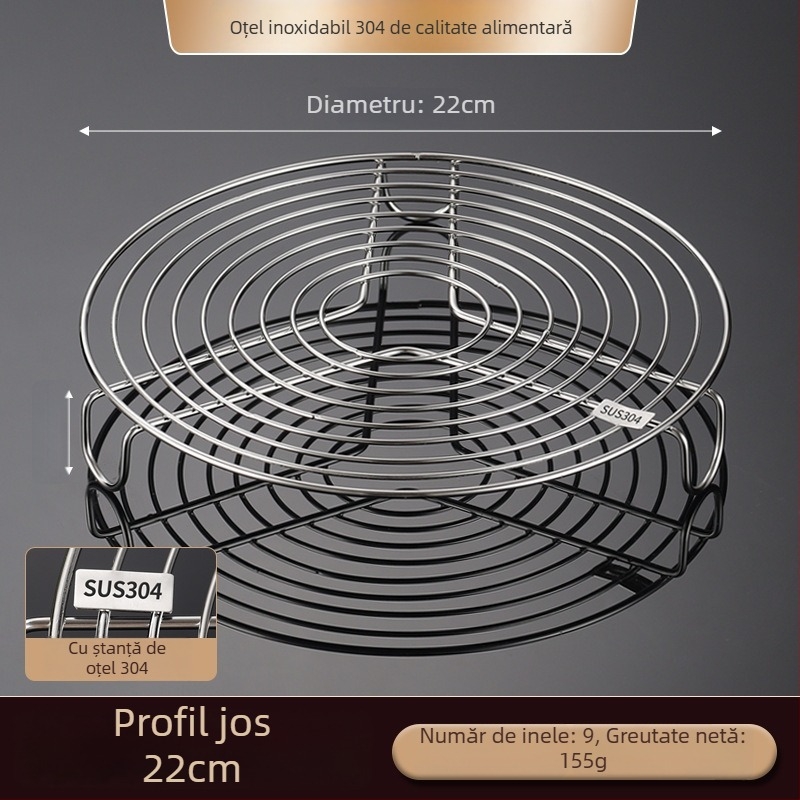 Raft de abur din oțel inoxidabil pentru oale sub presiune și aburitoare