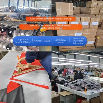Umbrelă pliabilă manuală cu opt spițe, acoperire neagră, protecție UV, dual pentru soare și ploaie, logo personalizat, umbrelă publicitară pentru vânzare en gros