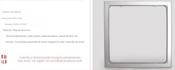 Lumină LED de tip încorporat pentru tavan – panou plat LED, 300x600x600x1200x300, lampă cu grilă pentru bucătărie și baie