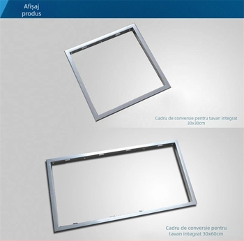 Lumină LED de tip încorporat pentru tavan – panou plat LED, 300x600x600x1200x300, lampă cu grilă pentru bucătărie și baie