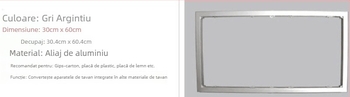 Lumină LED de tip încorporat pentru tavan – panou plat LED, 300x600x600x1200x300, lampă cu grilă pentru bucătărie și baie