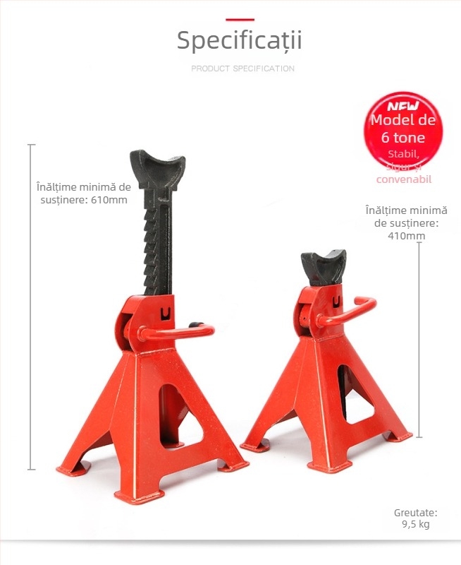 Suport de ridicare pentru auto, capacitate 3–6 tone, cadru de reparații auto