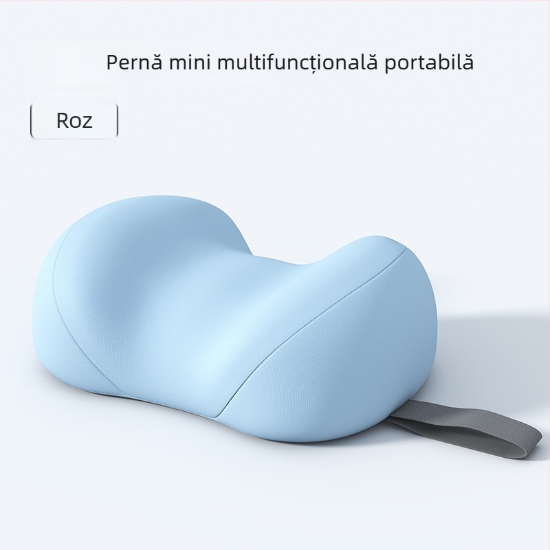 Perne portable mini pentru călătorii: susținere pentru gât și zona lombară; potrivită pentru avion, tren, mașină și tren de mare viteză; pernă pentru odihnă la birou.