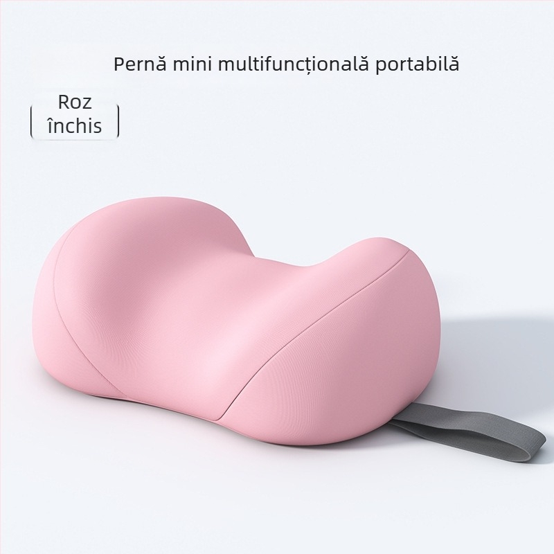 Perne portable mini pentru călătorii: susținere pentru gât și zona lombară; potrivită pentru avion, tren, mașină și tren de mare viteză; pernă pentru odihnă la birou.