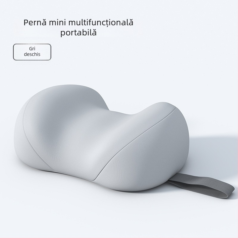 Perne portable mini pentru călătorii: susținere pentru gât și zona lombară; potrivită pentru avion, tren, mașină și tren de mare viteză; pernă pentru odihnă la birou.
