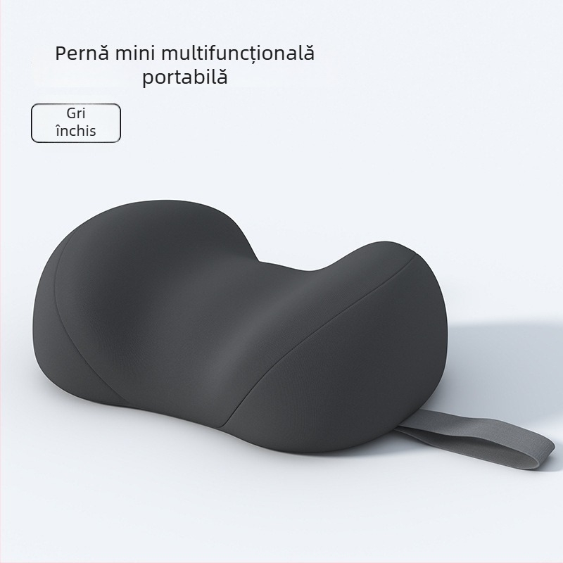 Perne portable mini pentru călătorii: susținere pentru gât și zona lombară; potrivită pentru avion, tren, mașină și tren de mare viteză; pernă pentru odihnă la birou.