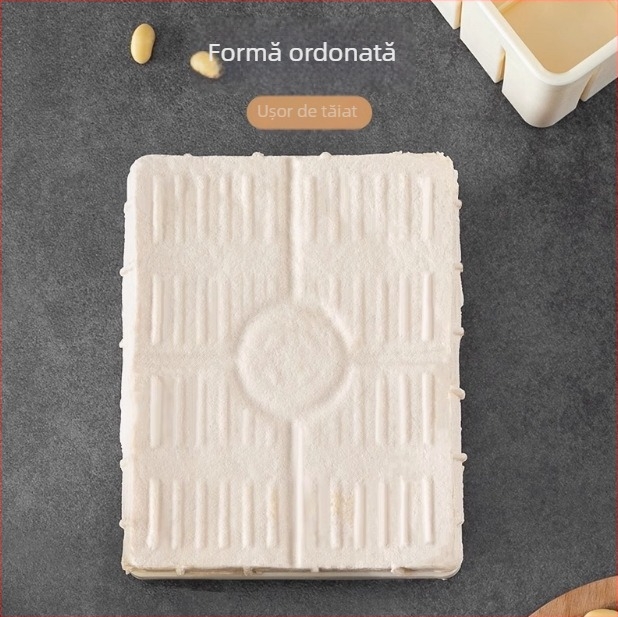 Formă de tofu pentru uz casnic, de calitate alimentară – set pentru începători: formă de tofu și presă pentru eliminarea apei, recipient din plastic, ustensilă de bucătărie