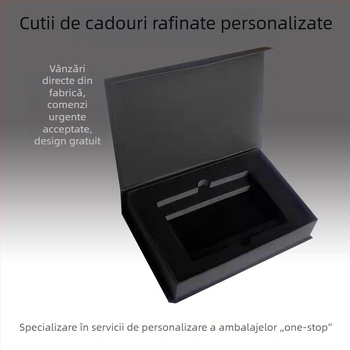 Cutie cadou personalizată cu capac rabatabil și sertar, cutie de ambalare cadouri, un lot mic